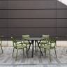 Стол пластиковый Max Table Ø90 черный Ø900х740 мм