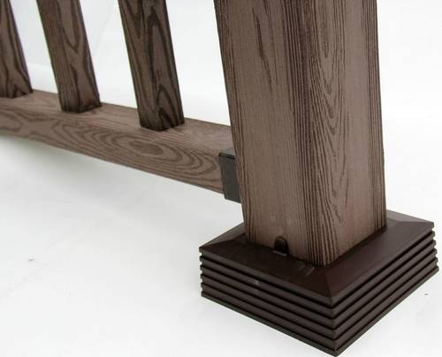 Ограждения Holzhof WoodStyle с тиснением "под дерево", венге (комплект в коробке)	