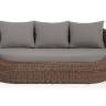 "Барселона" диван из искусственного ротанга трехместный, цвет коричневый "Барселона" диван из искусственного ротанга трехместный, цвет коричневый