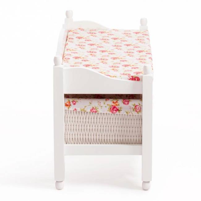 Обувница с 2-я корзинами Secret De Maison RIMI ( mod. TT-BH003 ), белый