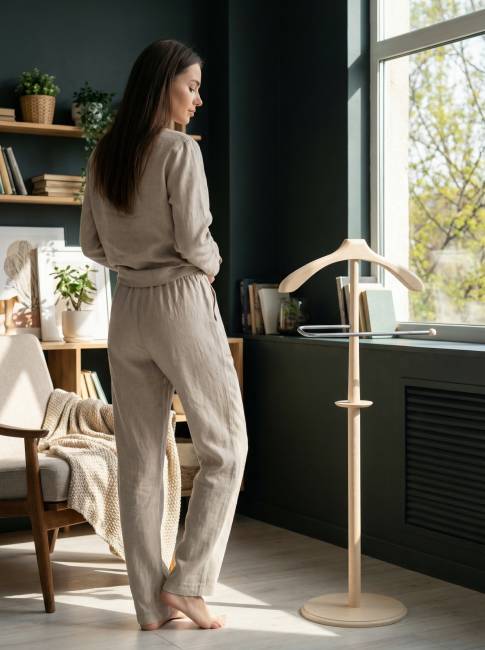 Вешалка костюмная В 25Н слоновая кость