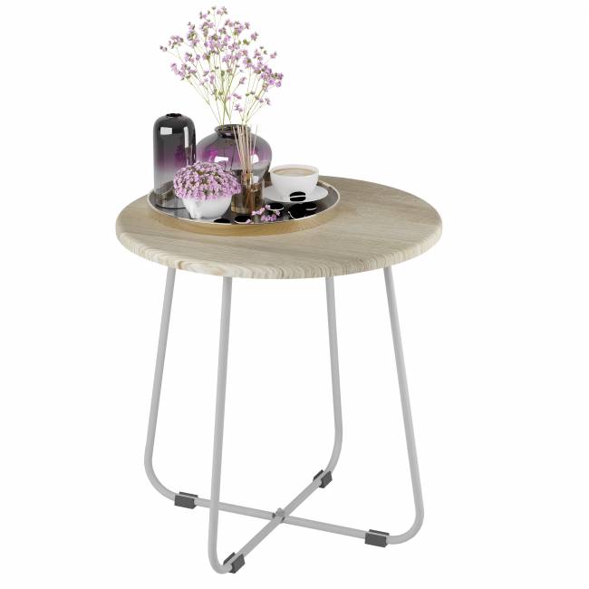 Стол журнальный BeautyStyle 14 дуб сонома/металлик Стол журнальный BeautyStyle 14 дуб сонома/металлик