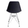 Стул CINDY IRON CHAIR (EAMES) (mod. 002) металл, пластик, 51x46x82,5, черный (Комплект из 4 шт.) черный металл, пластик