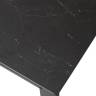 Стол CORNER 120 MATT BLACK MARBLE SOLID CERAMIC / BLACK, ®DISAUR