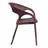 Кресло TINTO (mod. PC59) пластик,  60 х 63 х 83 см, Brown (коричневый) 14 (Комплект из 4 шт.)