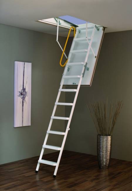 Чердачная складная лестница STEEL Чердачная складная лестница STEEL