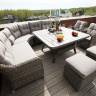 Обеденный комплект из искусственного ротанга Сорренто