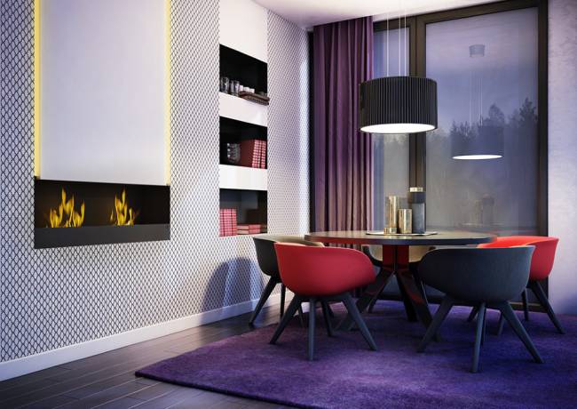 Биокамин Kratki QUEBEC (1150x398), TUV