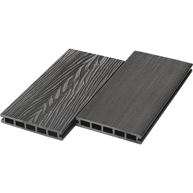 Террасная доска из ДПК UnoDeck Vintage, 150х24х3000/4000 4000, Графит