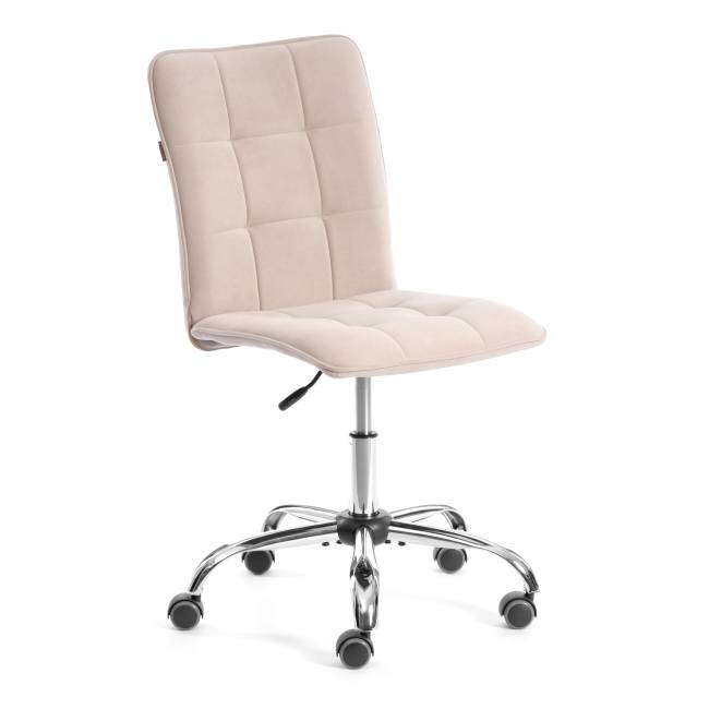 Комплект кресло + стул Bari LT, флок , бежевый/черный, 7, 41х55х89 см бежевый/черный флок