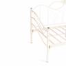 Кровать Federica (mod. AT-881) дерево гевея/металл, 90*200 см (Day bed), Белый (butter white) Белый (butter white) дерево гевея/металл