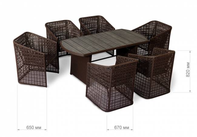 Обеденный комплект ЛУИЗИАНА