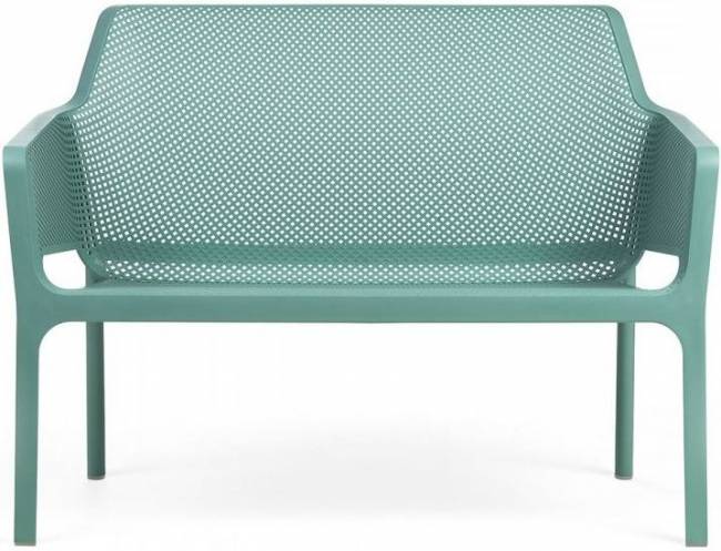 Диван пластиковый Net Bench ментоловый 1160х700х860 мм