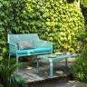 Диван пластиковый Net Bench ментоловый 1160х700х860 мм