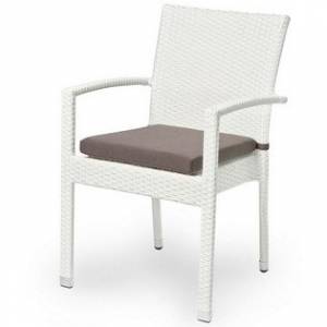 Плетеный стул MILANO, белый