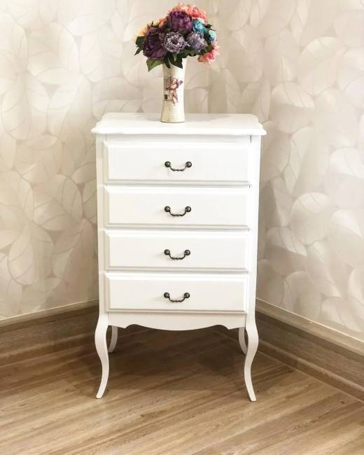 Комод Малонн Ави 4 ящика Белый