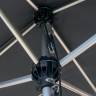 Зонт-парусник 2х2 м Vela Titanium титан, слоновая кость 2000х2000 мм
