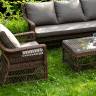 "Гранд Латте" лаунж-зона из искусственного ротанга, цвет коричневый
