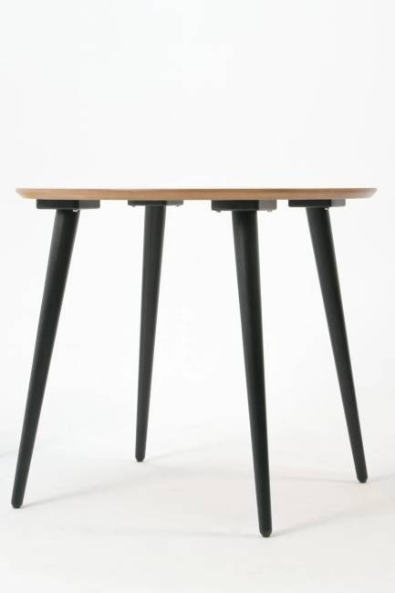 Стол Монте К 100 чёрное дерево/натур