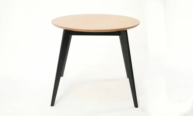 Стол Сканди К 100 чёрное дерево/натур Стол Сканди К 100 чёрное дерево/натур