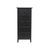Leset Комод "Мира-5" (Комод 05) Чёрный