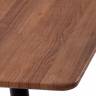 Стол RUSTO (mod. 289) МДФ/металл, 160 х 90 х 75 см , Black (Черный) / Walnut (Орех) 10 Black (Черный) / Walnut (Орех) 10 МДФ/металл