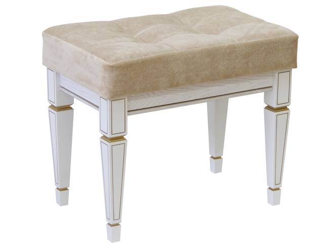 Банкетка Васко В 97Н белый ясень/золото Банкетка Васко В 97Н белый ясень/золото