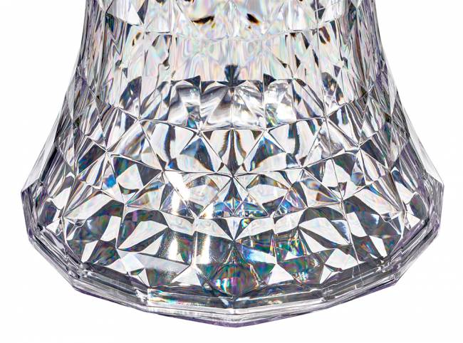 Стул-пуф Stone прозрачный