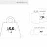 Стол пластиковый складной Sky Folding Table 60 оливковый 600х740 мм