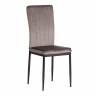 Стул VERTER (mod. 37-1) / 1 шт. в упаковке металл, флок, 47,8 х 41,5 х 97 см, Dark grey (темно-серый) HLR24 / черный Dark grey (темно-серый) HLR24 / черный металл, флок