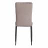 Стул VERTER (mod. 37-1) / 1 шт. в упаковке металл, флок, 47,8 х 41,5 х 97 см, Dark grey (темно-серый) HLR24 / черный Dark grey (темно-серый) HLR24 / черный металл, флок