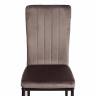 Стул VERTER (mod. 37-1) / 1 шт. в упаковке металл, флок, 47,8 х 41,5 х 97 см, Dark grey (темно-серый) HLR24 / черный Dark grey (темно-серый) HLR24 / черный металл, флок