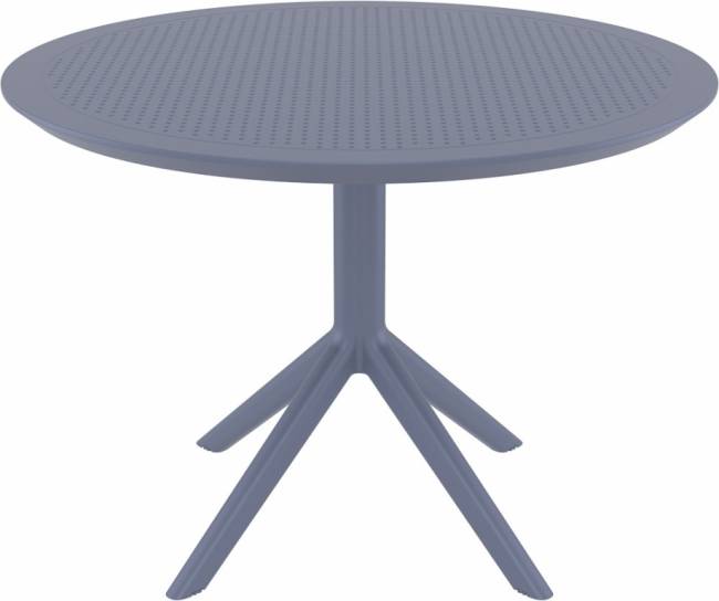 Стол пластиковый Sky Table Ø105 темно-серый Ø1050х740 мм Стол пластиковый Sky Table Ø105 темно-серый Ø1050х740 мм