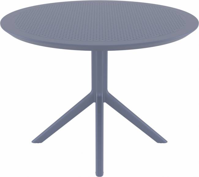 Стол пластиковый Sky Table Ø105 темно-серый Ø1050х740 мм Стол пластиковый Sky Table Ø105 темно-серый Ø1050х740 мм