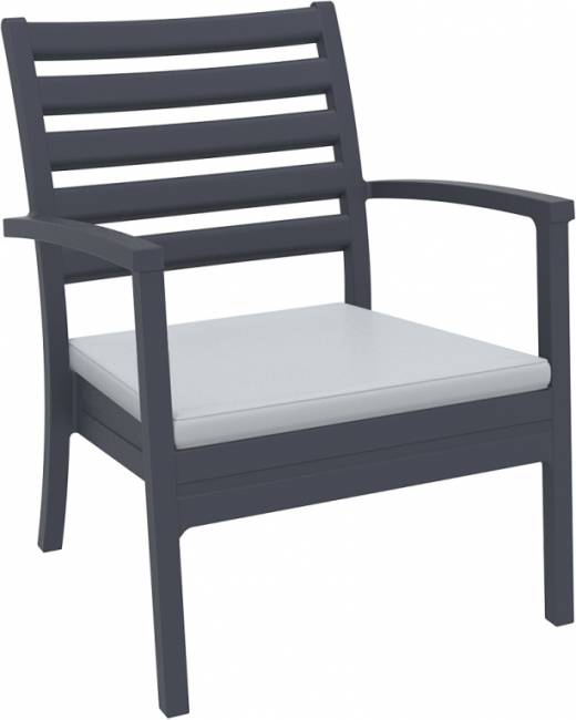 Подушка на сиденье для кресла Artemis XL светло-серый 630х550х150 мм Подушка на сиденье для кресла Artemis XL светло-серый 630х550х150 мм