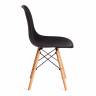 Стул CINDY (EAMES) (mod. 1801) дерево бук/металл/сиденье пластик, 45x51x82 см, Black (черный) (Комплект из 4 шт.) Black (черный) дерево бук/металл/сиденье пластик