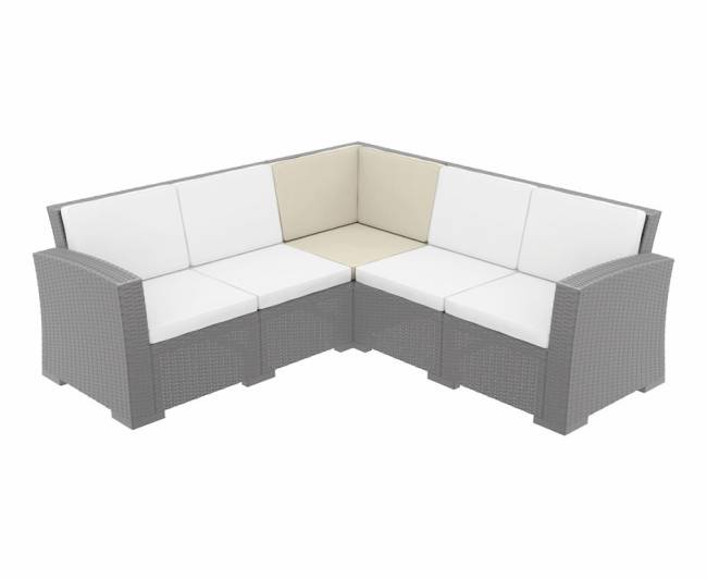 Угловая подушка Monaco Corner Cushion бежевый 600х600х70 мм