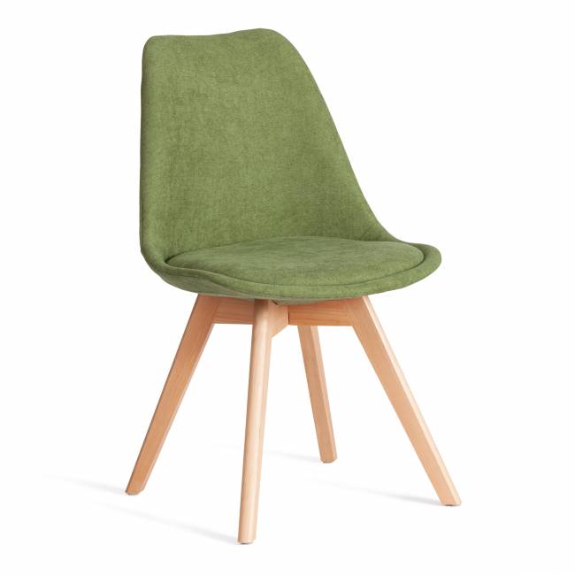 Стул TULIP SOFT (mod. 053V) / 1 шт. в упаковке дерево/пластик/ткань, 49,5 x 54,5 x 84 см, Зеленый (Green) LY1701-7 Зеленый (Green) LY1701-7 дерево/пластик/ткань