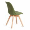 Стул TULIP SOFT (mod. 053V) / 1 шт. в упаковке дерево/пластик/ткань, 49,5 x 54,5 x 84 см, Зеленый (Green) LY1701-7 Зеленый (Green) LY1701-7 дерево/пластик/ткань