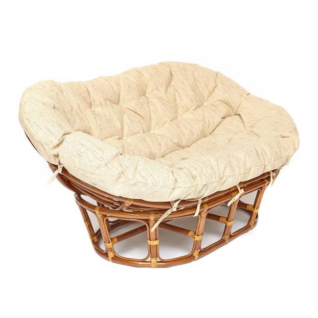 Диван MAMASAN/МАМАСАН 23/02 W /с подушкой/ подушка 182х119 см, 169х102х80 см, Pecan (орех), ткань, Старт Pecan (орех)