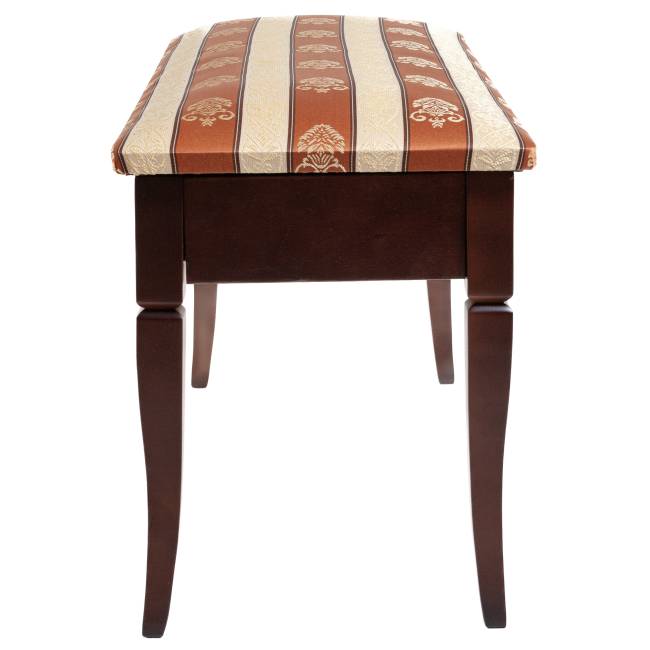 Банкетка Вивальди М с ящиком средне-коричневый, ткань полоса коричн. Банкетка Вивальди М с ящиком средне-коричневый, ткань полоса коричн.