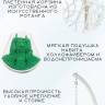 Подвесное кресло - качели "Wind White BS"  зеленая подушка