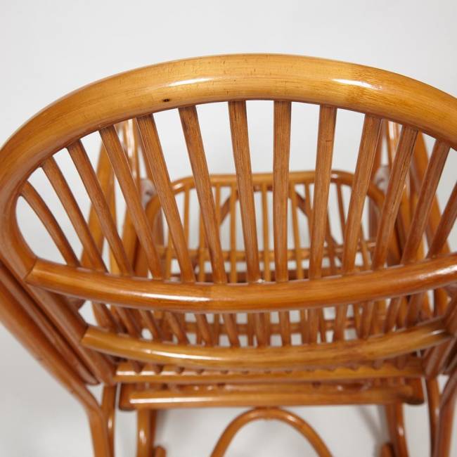 Кресло-качалка VIENNA (разборная) / без подушки / ротанг top quality, 58x133x102 см, Cognac (коньяк) коричневый ротанг top quality Кресло-качалка VIENNA (разборная) / без подушки / ротанг top quality, 58x133x102 см, Cognac (коньяк) коричневый ротанг top quality