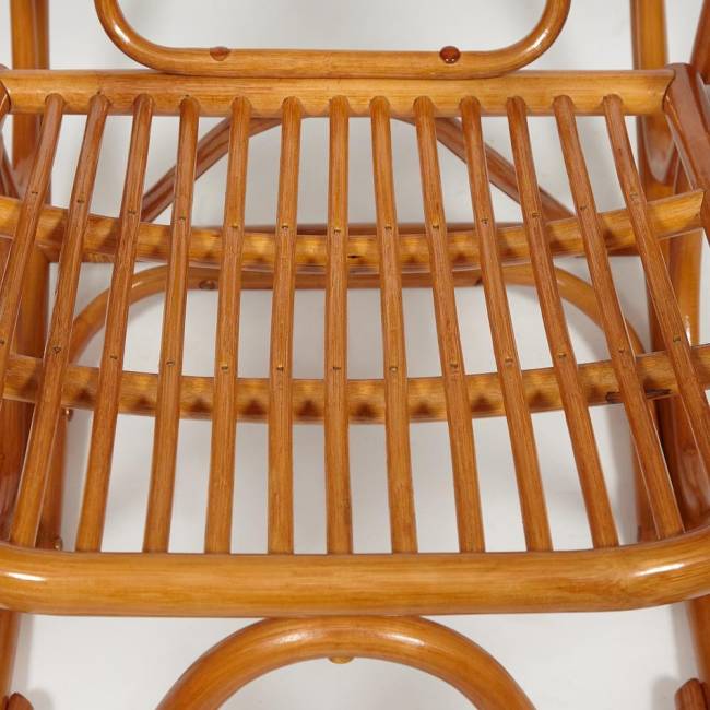 Кресло-качалка VIENNA (разборная) / без подушки / ротанг top quality, 58x133x102 см, Cognac (коньяк) коричневый ротанг top quality Кресло-качалка VIENNA (разборная) / без подушки / ротанг top quality, 58x133x102 см, Cognac (коньяк) коричневый ротанг top quality