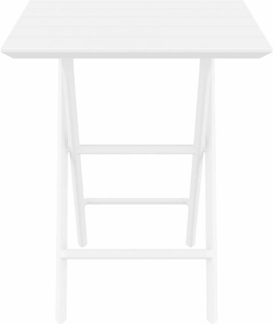 Стол пластиковый складной Helen Folding Table 60 белый 600х600х740 мм