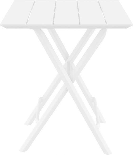 Стол пластиковый складной Helen Folding Table 60 белый 600х600х740 мм