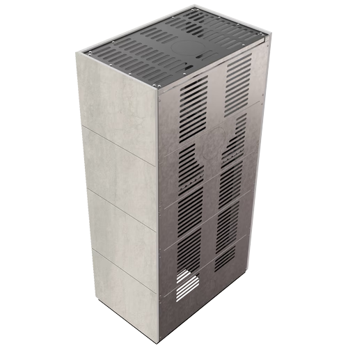 Каминокомплект Kratki PRO FLOKI NATURALI PIETRA DI SAVOIA PERLA BOCCIARDATA