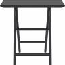 Стол пластиковый складной Helen Folding Table 60 черный 600х600х740 мм
