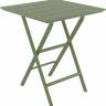 Стол пластиковый складной Helen Folding Table 60 оливковый 600х600х740 мм