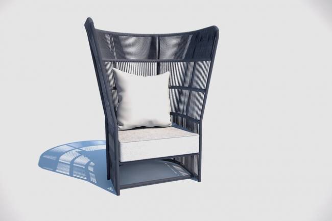 Комплект для отдыха "Соната",  1+1+2, серый